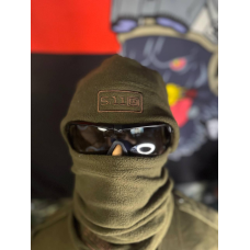 Комплект шапка флісова та баф Tactical 5.11 оливковий