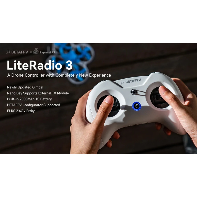 LiteRadio 3 ELRS 2.4G | FPV-пульт управління (Mode 2) LiteRadio 3 ELRS 2.4G | FPV-пульт управління (Mode 2)