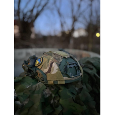 Кавер + противага Idogear | Чохол на балістичний шолом Multicam (M / L / XL)