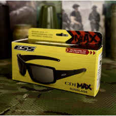 Балістичні окуляри ESS CDI Max Black | Clear & Smoke Gray